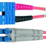 Telegärtner LWL Patchkabel, LC-Duplex - SC-Duplex, OM3, 5 m