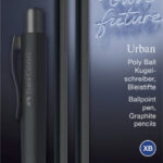 FABER-CASTELL pennenset POLY BALL URBAN, zwart