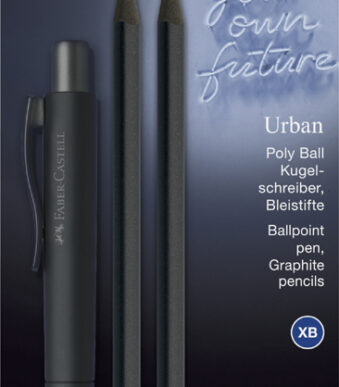 FABER-CASTELL pennenset POLY BALL URBAN, zwart