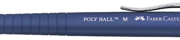 FABER-CASTELL drukbalpen POLY BALL, blauw, 0,5 mm, blauw