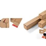 ColomPac verzendkoker, voor DIN A0, bruin, vierkant, 860 x 108 x 108 mm