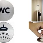 Durable Infobordje Pictogram WC 83mm