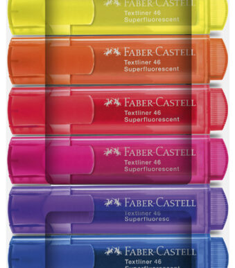 FABER-CASTELL tekstmarker TEXTLINER 1546, 8 stuks in doosje