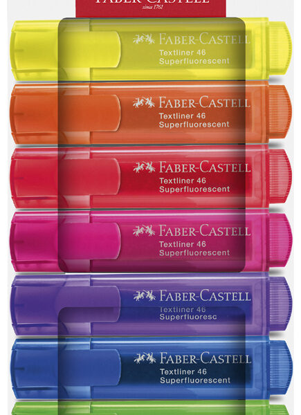 FABER-CASTELL tekstmarker TEXTLINER 1546, 8 stuks in doosje