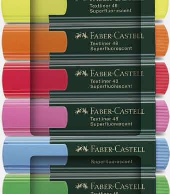 FABER-CASTELL tekstmarker TEXTLINER 48, 8 stuks in doosje