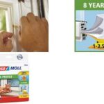 tesa Moll CLASSIC E-profiel rubber afdichting, bruin, 9 mm x 6 m