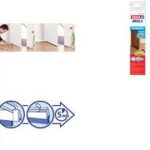 tesa Moll STANDARD tochtstrip, bruin, 37 mm x 1 m