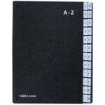 PAGNA pultordner/sorteerordner, DIN A4, 24 vakken, A - Z, zwart