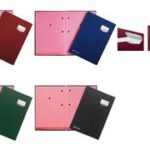 PAGNA handtekenmap/vloeiboek´DE LUXE´, DIN A4, 20 vakken, rood