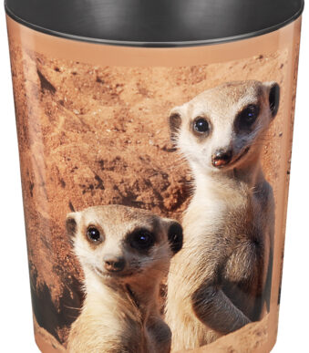 Läufer prullenbak 'Stokstaartjes', 13 liter, PP