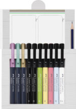 FABER-CASTELL tekenstift PITT artist pen, 12 stuks in creatiefset