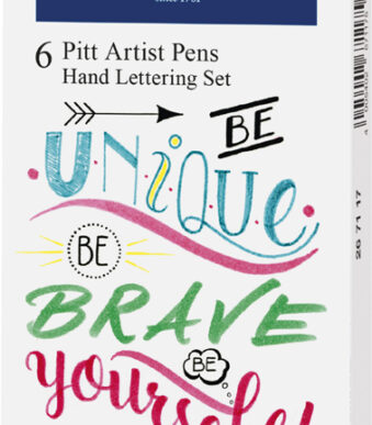 FABER-CASTELL tekenstift PITT artist pen, 6 stuks in etui