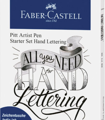 FABER-CASTELL tekenstift PITT artist pen, 8 stuks in etui