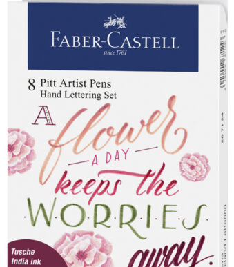 FABER-CASTELL tekenstift PITT artist pen, 8 stuks in etui
