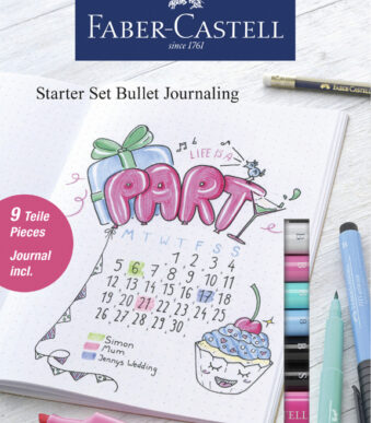 FABER-CASTELL Bullet Journaling Starter-Set, 9-delig