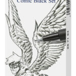 FABER-CASTELL tekenpen PITT artist pen, 4 stuks in etui Comic