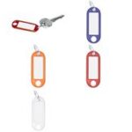 WEDO sleutelhanger met ring, diameter: 18 mm, geel