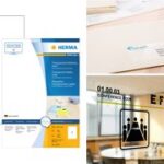 HERMA folie etiketten SPECIAL, 63,5 x 38,1 mm, 25 vel A4, permanent, transparant