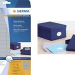 HERMA folie etiketten SPECIAL, 63,5 x 29,6 mm, 25 vel A4, permanent, zilver