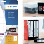 HERMA Video-etiketten SPECIAL, 147,3 x 20 mm, 25 vel A4, permanent, wit