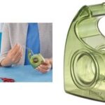 tesa ecoLogo Easy Cut handafroller, groen, niet gevuld