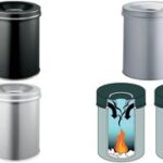 DURABLE papierbak SAFE, rond, 15 liter, zwart
