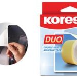 Kores tweezijdige tape, 15 mm x 5 m