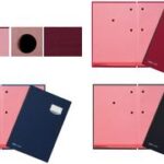 PAGNA handtekenmap/vloeiboek´DE LUXE´, DIN A4, 20 vakken, rood