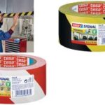 tesa signaal markerings- en waarschuwingsplakband universeel, rood/wit