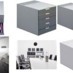 DURABLE schuifladenbox VARICOLOR 5, met 5 lades