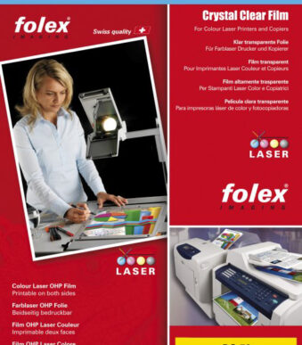 FOLEX Color-laserfolie BG-72, DIN A4, transparant