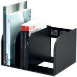 DURABLE tijdschriftencassette OPTIMO eco, 3 vakken, antraciet