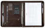 Alassio schrijfmap met ringband ´MASSA´, A4, kunstleer, bruin