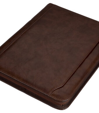 Alassio schrijfmap met ringband ´MASSA´, A4, kunstleer, bruin