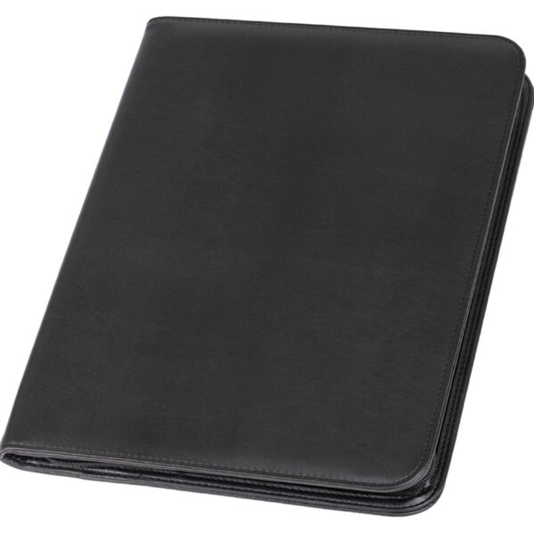 Alassio ritssluitingmap LORENZO, A4, kunstleer, zwart