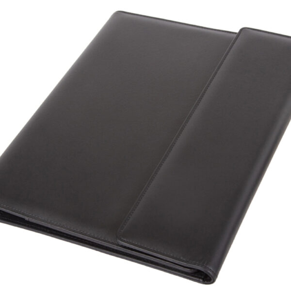 Alassio ringbandmap SALVO, A4, kunstleer, zwart