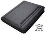 Alassio schrijfmap ´CESENA´, A4, leer, zwart