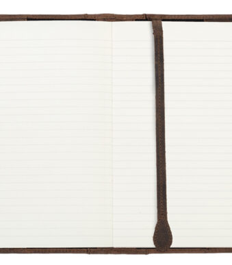 PRIDE&SOUL leren schrijfmap PERKINS, A5, van leer, bruin