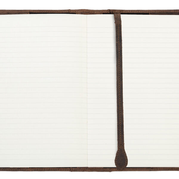 PRIDE&SOUL leren schrijfmap PERKINS, A5, van leer, bruin