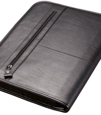 Alassio mapje met ritssluiting VERNAZZA, A4, zwart