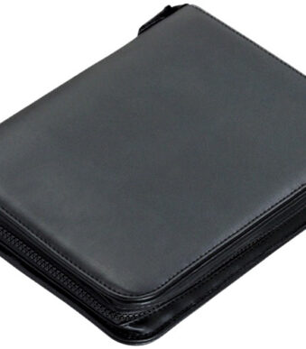 Alassio mapje met ritssluiting CORNIGLIA, A5, zwart