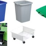 DURABLE deksel DURABIN LID 90, vierkant, geel