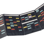 NOBO Mini-Planner-Kit, (B)240 x (H)310 mm, van PVC, zwart