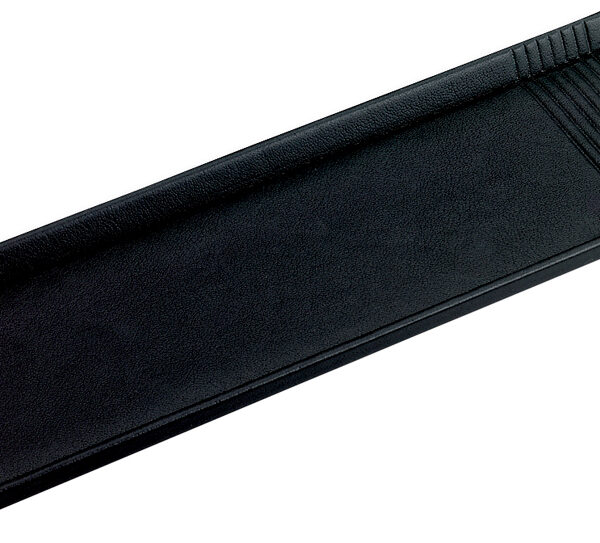 Läufer pennenbakje LA LINEA, van leer, zwart