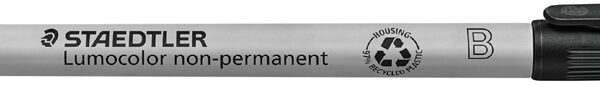 STAEDTLER Lumocolor Non-permanent marker 312B, zwart