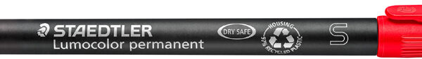 STAEDTLER Lumocolor permanent-marker 313S, rood