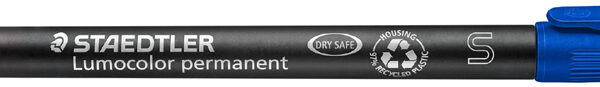 STAEDTLER Lumocolor permanent-marker 313S, blauw