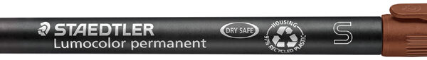 STAEDTLER Lumocolor permanent-marker 313S, bruin