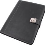 Alassio documentenmap, A4, kunstleer, zwart