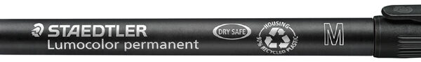 STAEDTLER Lumocolor permanent-marker 317M, zwart